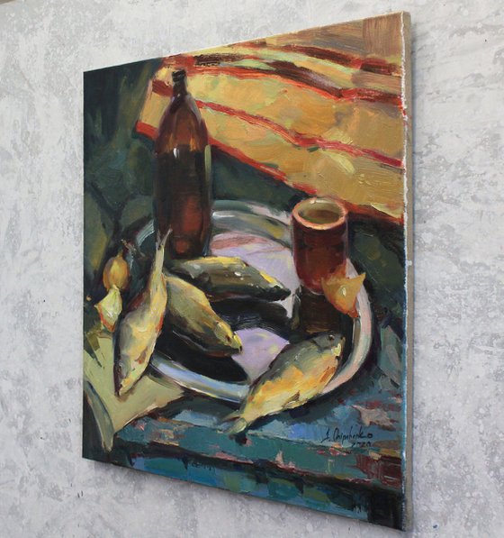 "Still life with fish"