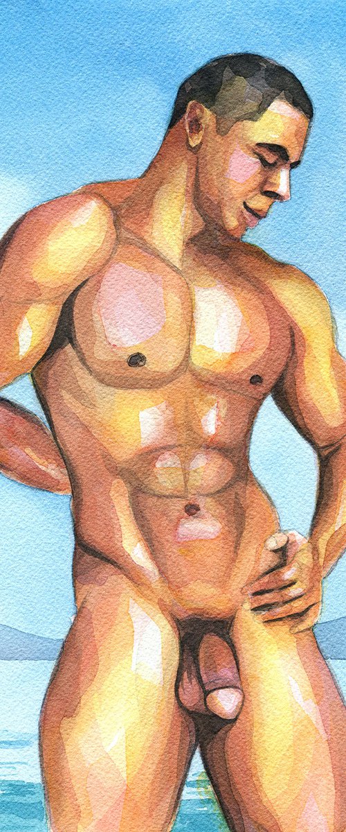 Male nude by Goodvin Nerko