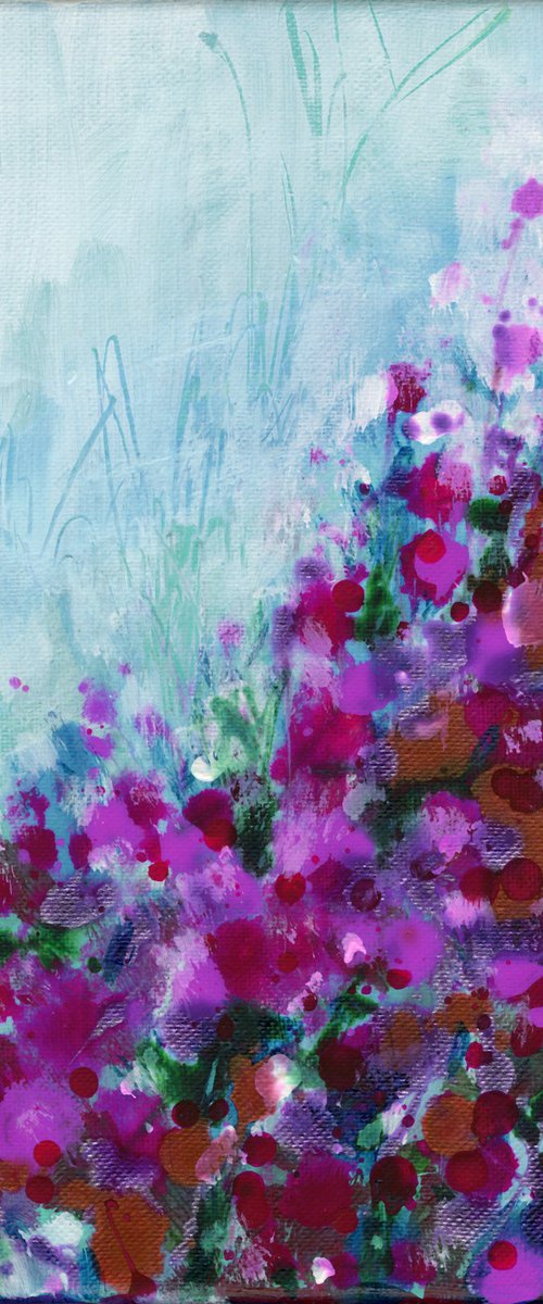 Candy Flourish - Flower Painting  by Kathy Morton Stanion by Kathy Morton Stanion