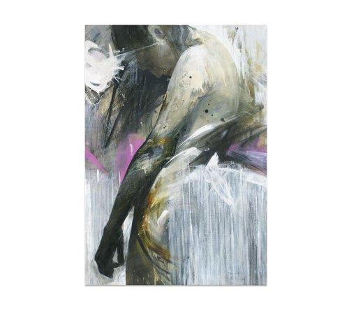 Bent Female Nude by Grigorii Pavlychev