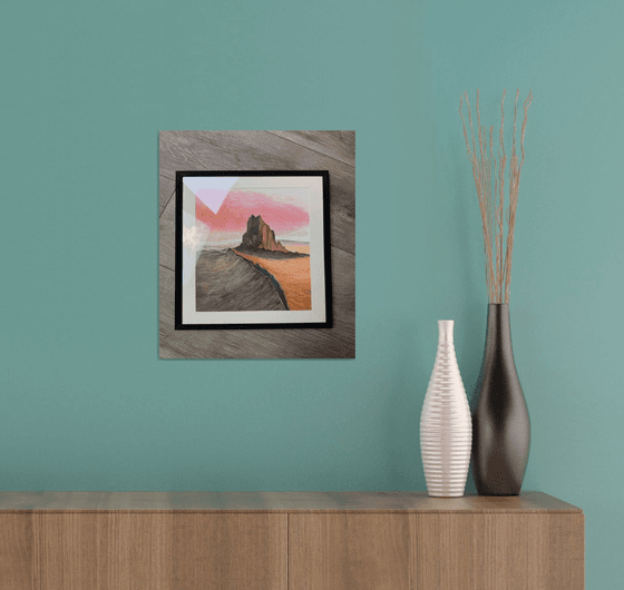 Ship Rock- New Mexico Framed