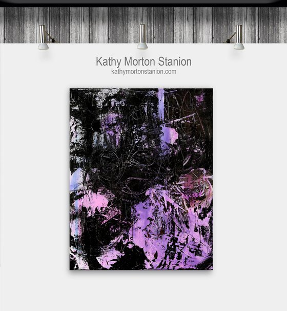 New Beginnings 2 - Abstract Painting  by Kathy Morton Stanion