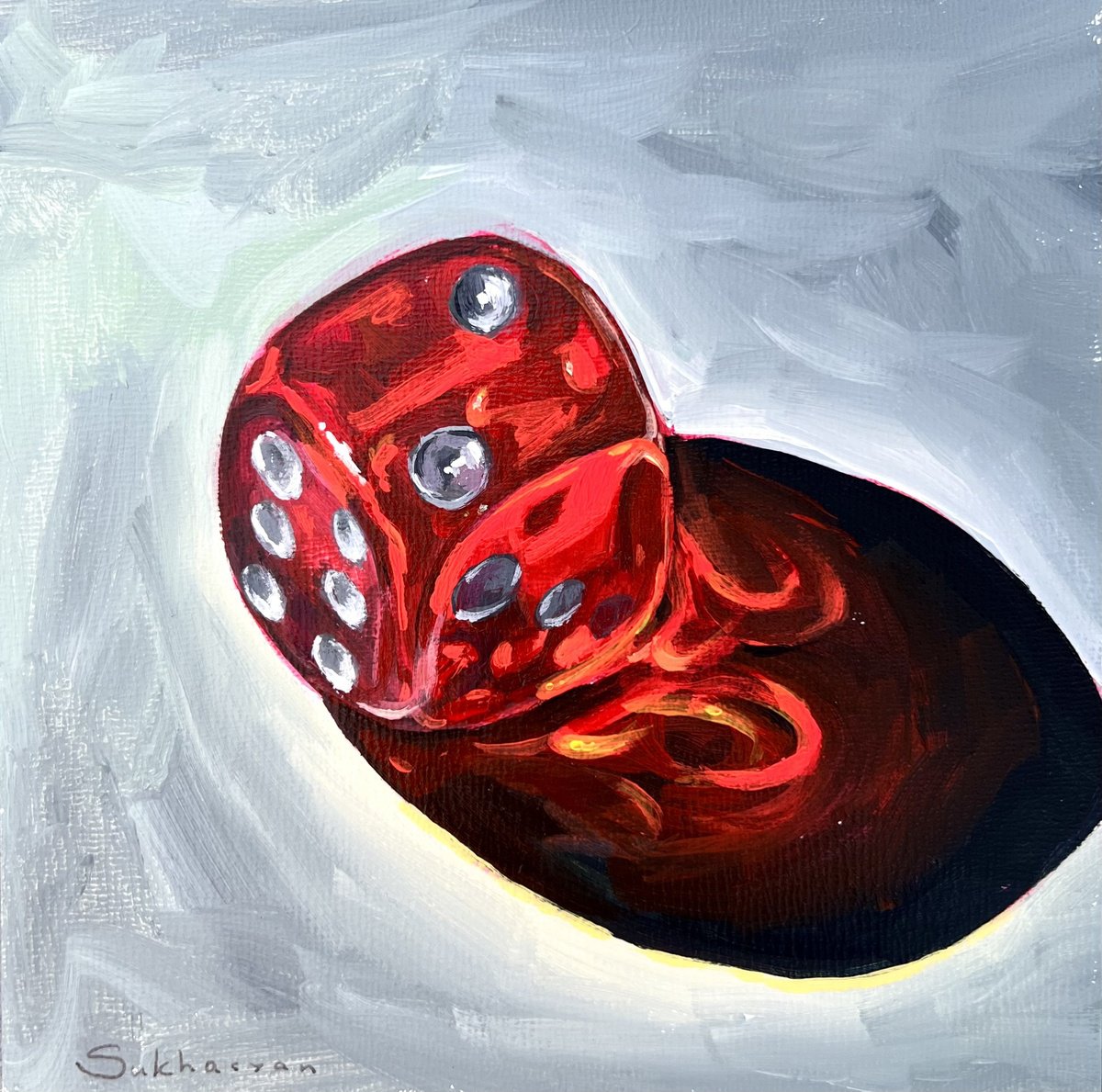 Still Life with Dice by Victoria Sukhasyan