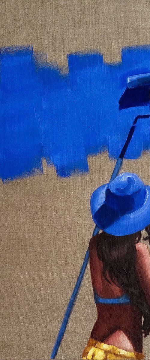 Paint in Blue by Daria Gerasimova