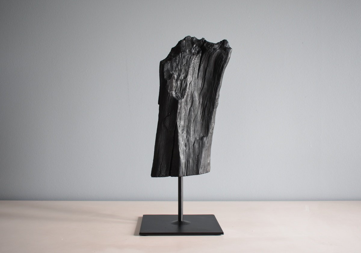’Spires’ - Burnt Wooden Sculpture by Jordan Eastwood