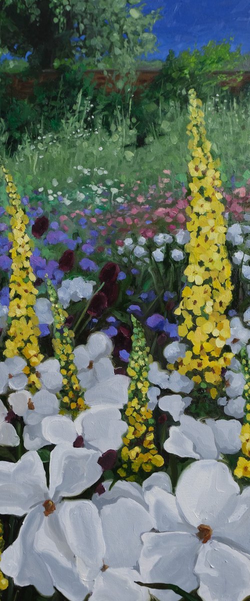 To wonder in midsummers garden by Kerry Lisa Davies