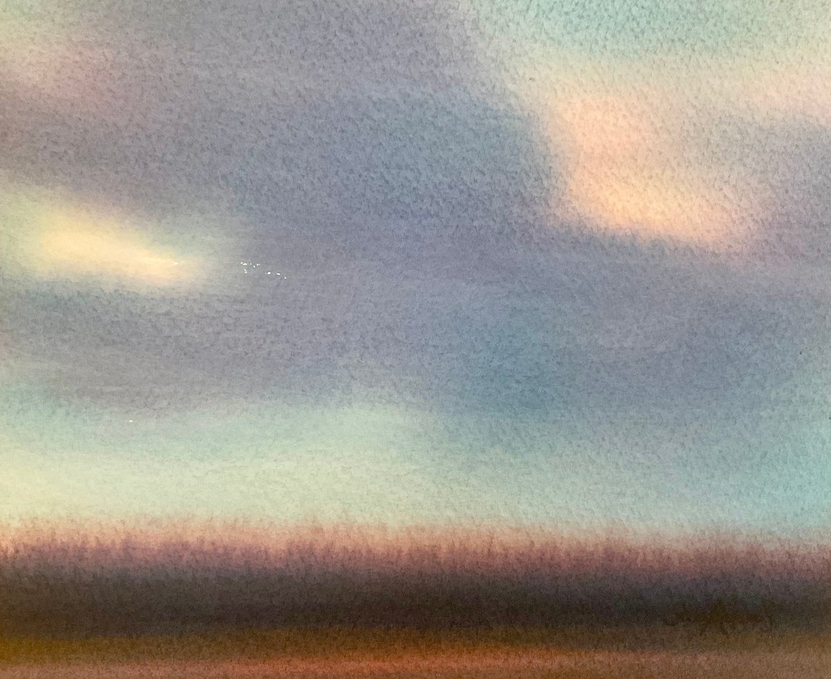 Impressionistic Watercolour , Beautiful Bay Of Light By Samantha Adams, 9 X 7, Artwork For Sale On Artfinder