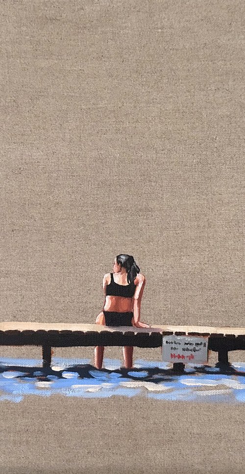 Girl on the Pier by Daria Gerasimova