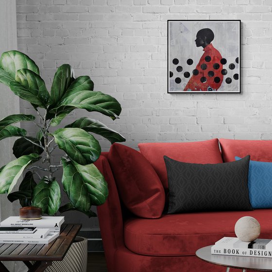 321_Silhouette in red and black