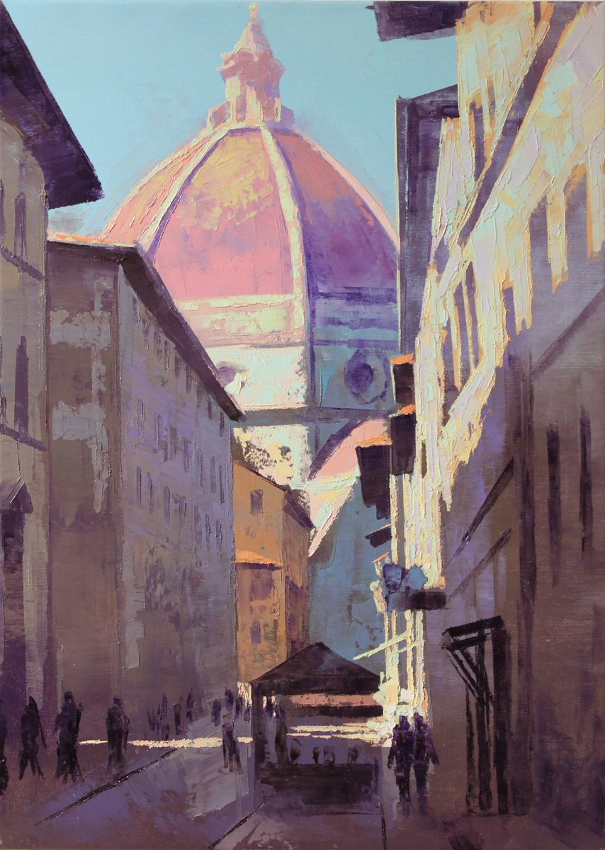 Firenze, Via dei servi by REVAZ TCHEISHVILI