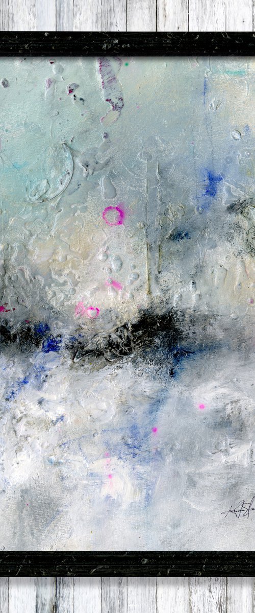 New World Symphony - Framed Textural Abstract Painting by Kathy Morton Stanion by Kathy Morton Stanion