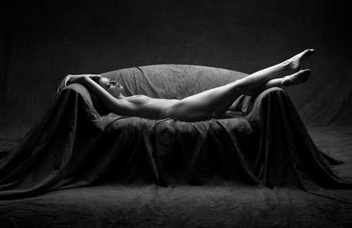 Woman on Sofa #244 by Robert Tolchin