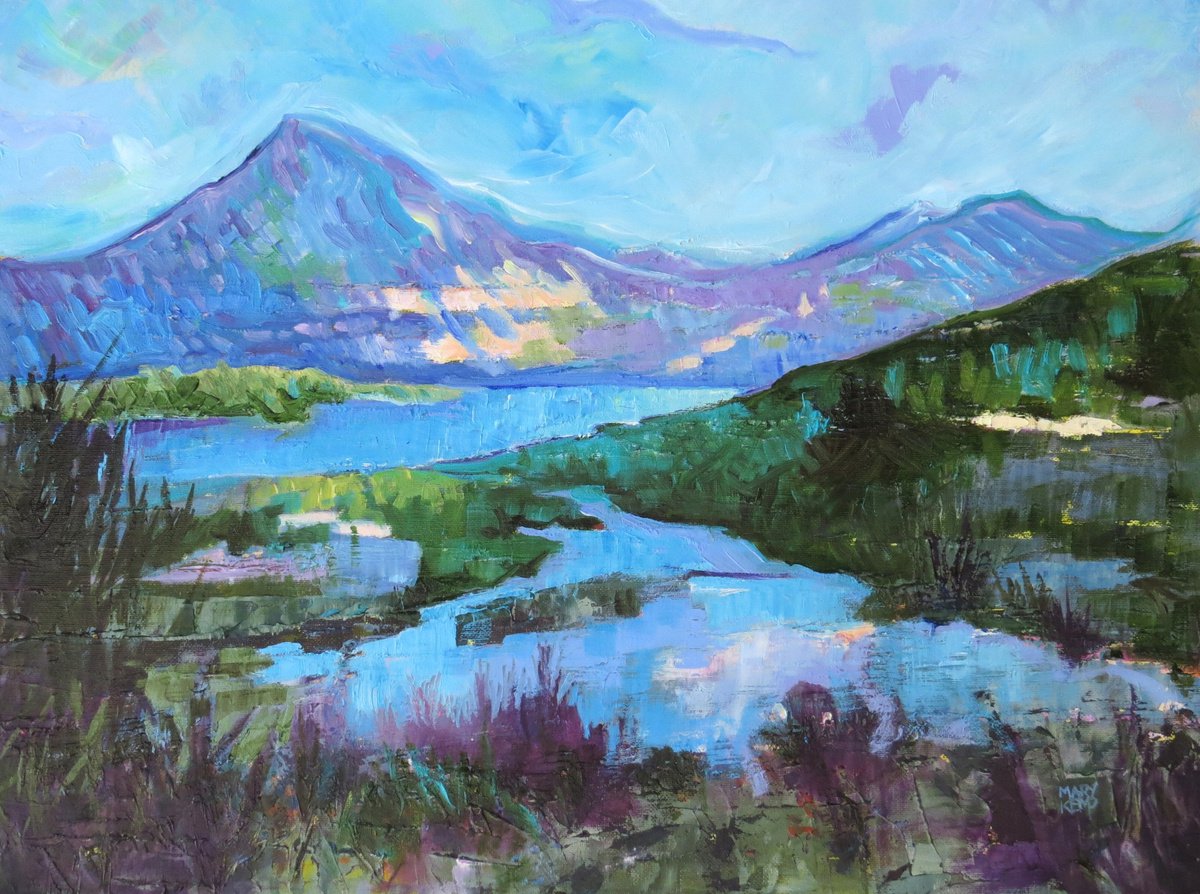 Blue Hills of Snowdon by Mary Kemp