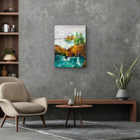 AT THE EDGE OF THE SEA