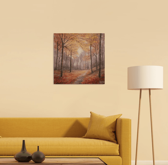 THE SCRUNCH OF AUTUMN LEAVES