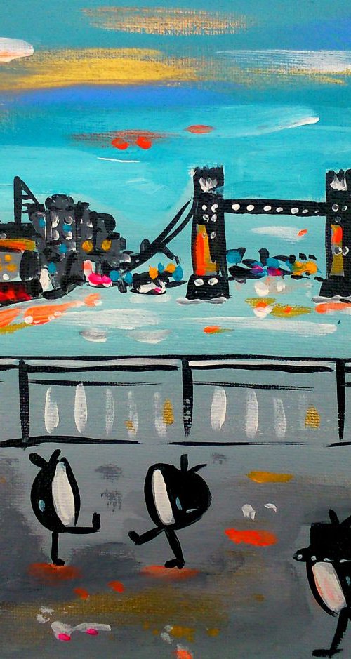 Normal day in a parallel London by Maria Luisa  Azzini