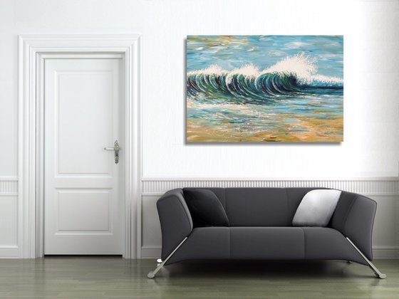 Seascape Breaking Waves D 6