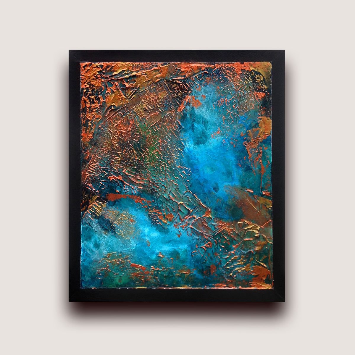 Abstract painting - Decay #8 by Matthew Withey