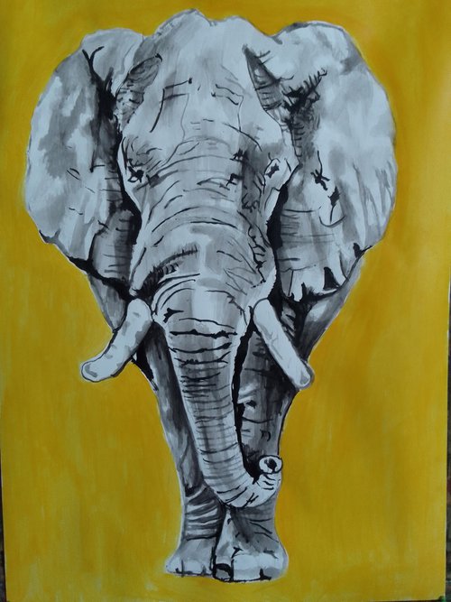 Elephant by Soso Kumsiashvili