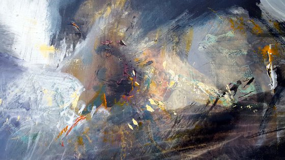 Study of a storm Melancholia mindscape dreamscape lightscape oneiric abstract landscape by O KLOSKA
