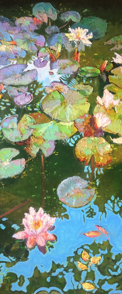 Water lilies. by Andriy Vutyanov