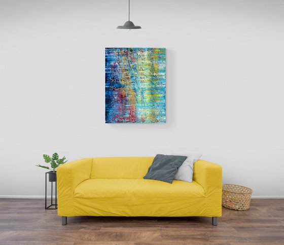 "Windy and Warm" - Original abstract painting Abstract oil painting Canvas art