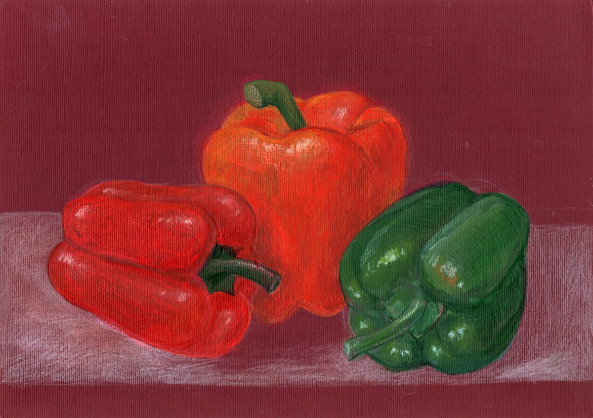 Peppers tricolor by Mia