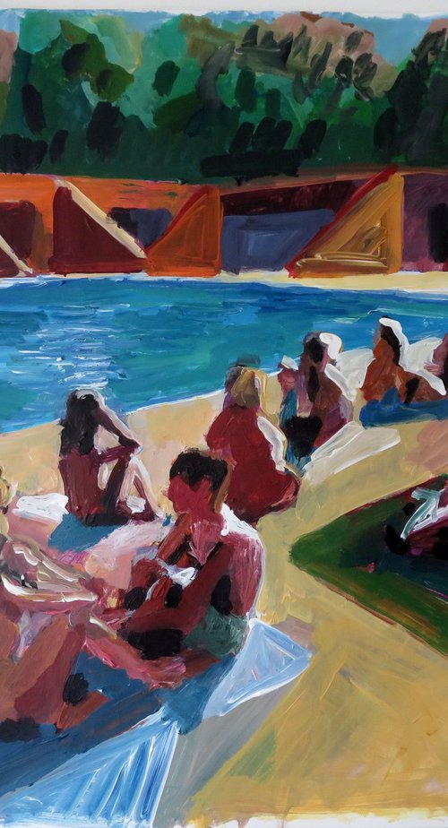 Public Pool by Stephen Abela