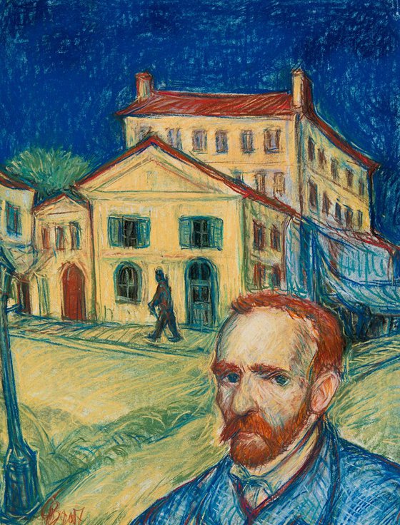 The Yellow House. "Impressionists" Series (Van Gogh)