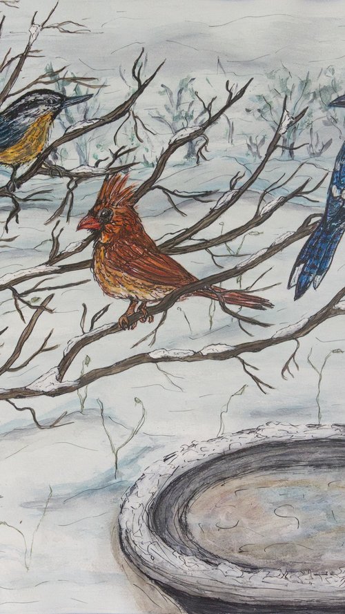 Winter Tree Of Life by Kim Jones Miller