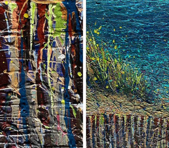 Salt & Stillness - Diptych