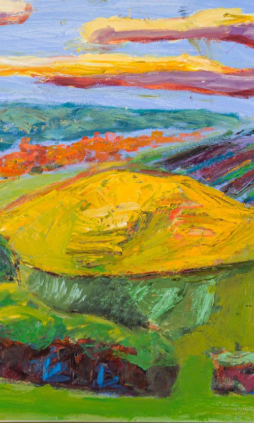 Landscape in August by Milica Radović