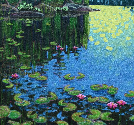 Lake with Water Lilies