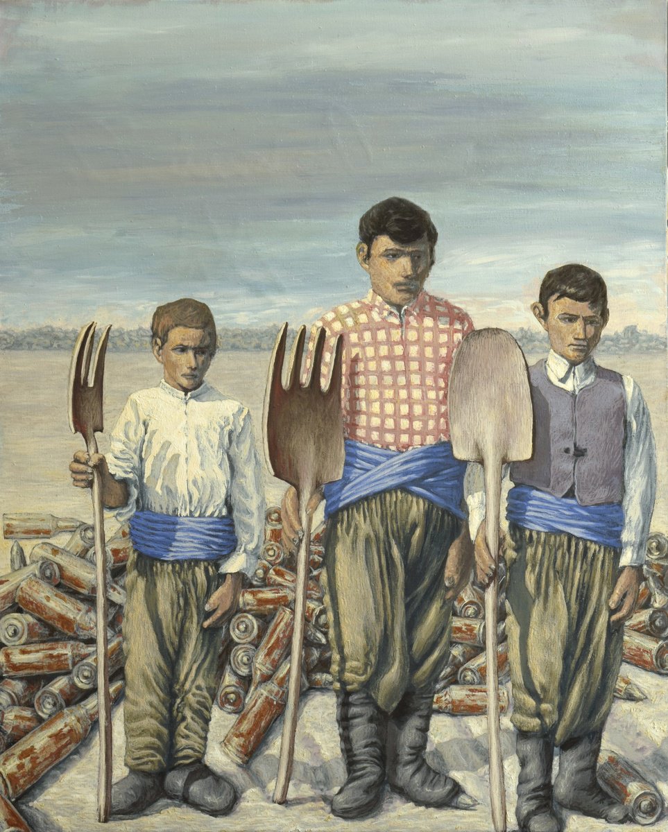 Oil Painting , Work The Land Before Sowing. By Antonio Mele, 31 X 39, Artwork For Sale On Artfinder