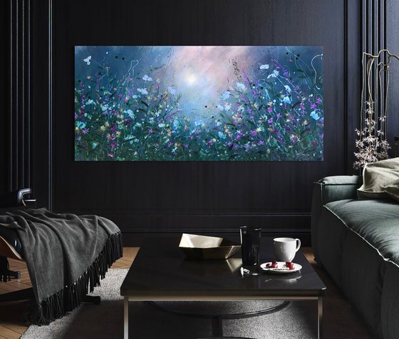 Midnight's Floral Symphony