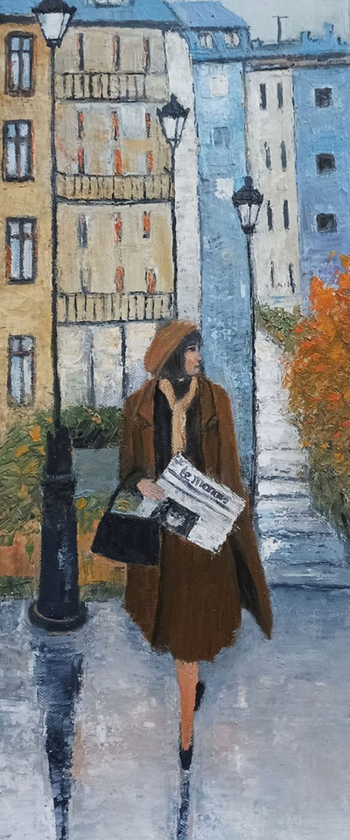 On the steps of Montmartre by Maria Karalyos