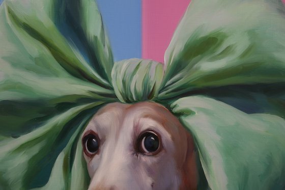 "Lady with a bow"