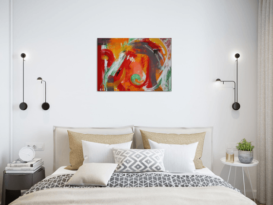 Abstraction. Color Game / Original Painting