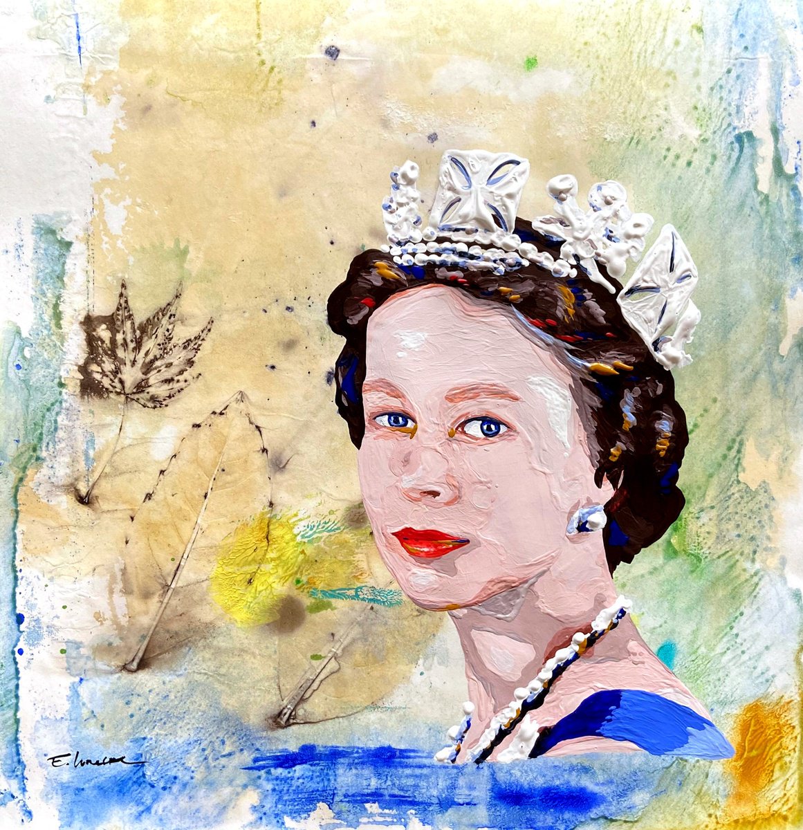 Queen in blue by Eileen Lunecke