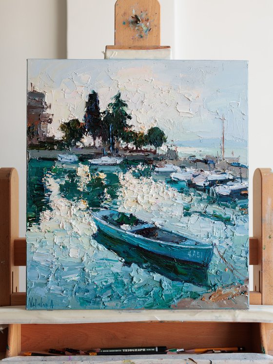 Boats on Lake Garda