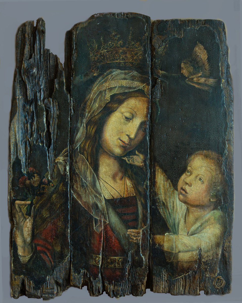 The Virgin in Glory, vintage copy by Sergey Lesnikov