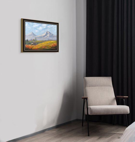 Golden Field Under Ararat