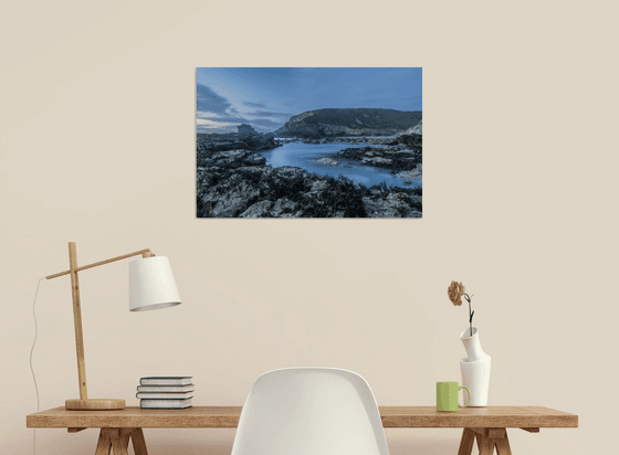 Trevaunance Cove on a evening