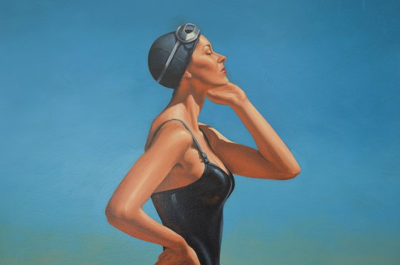 Drying off - in black