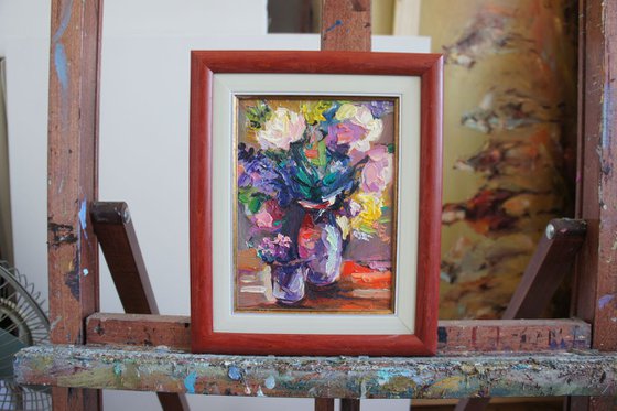 Flowers, oil painting