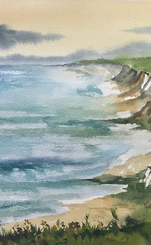 Where the Downs meet the Sea by Brian Tucker