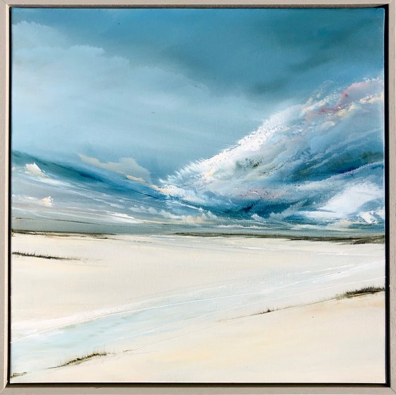 Evening Clouds medium seascape painting