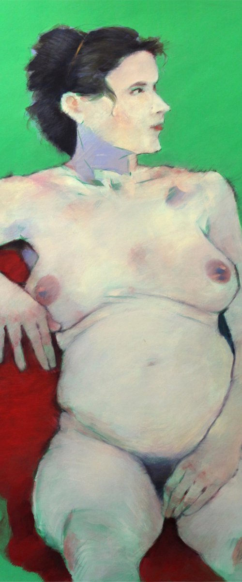 Pregnant Nude by Nicholas Robertson