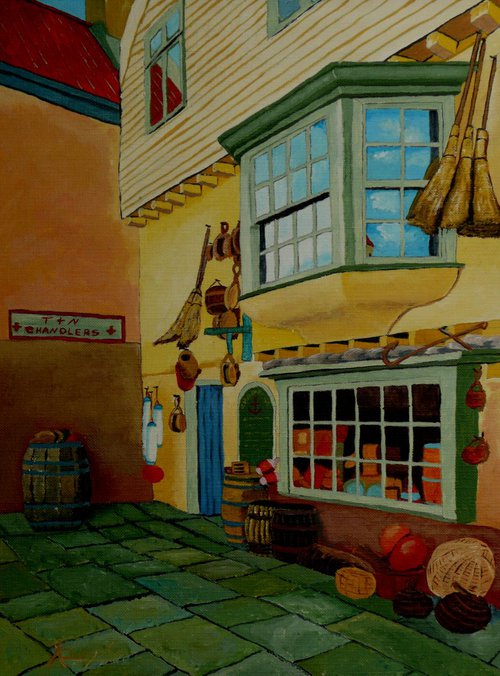The Ships Chandlers Shop by Dunphy Fine Art