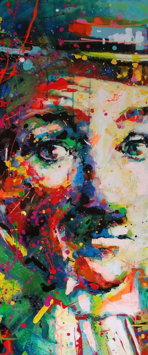 Charlie Chaplin by Marta Zawadzka
